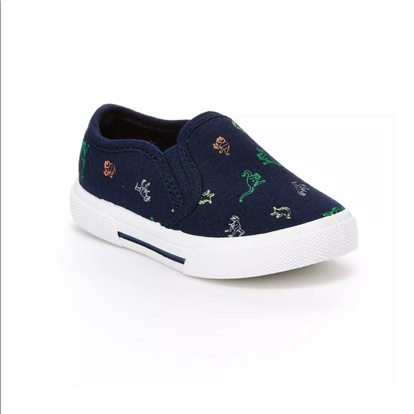 carter's dinosaur slip on shoes